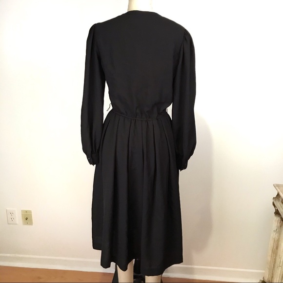 Vintage Long Sleeve Midi Prairie Dress - Picture 6 of 7